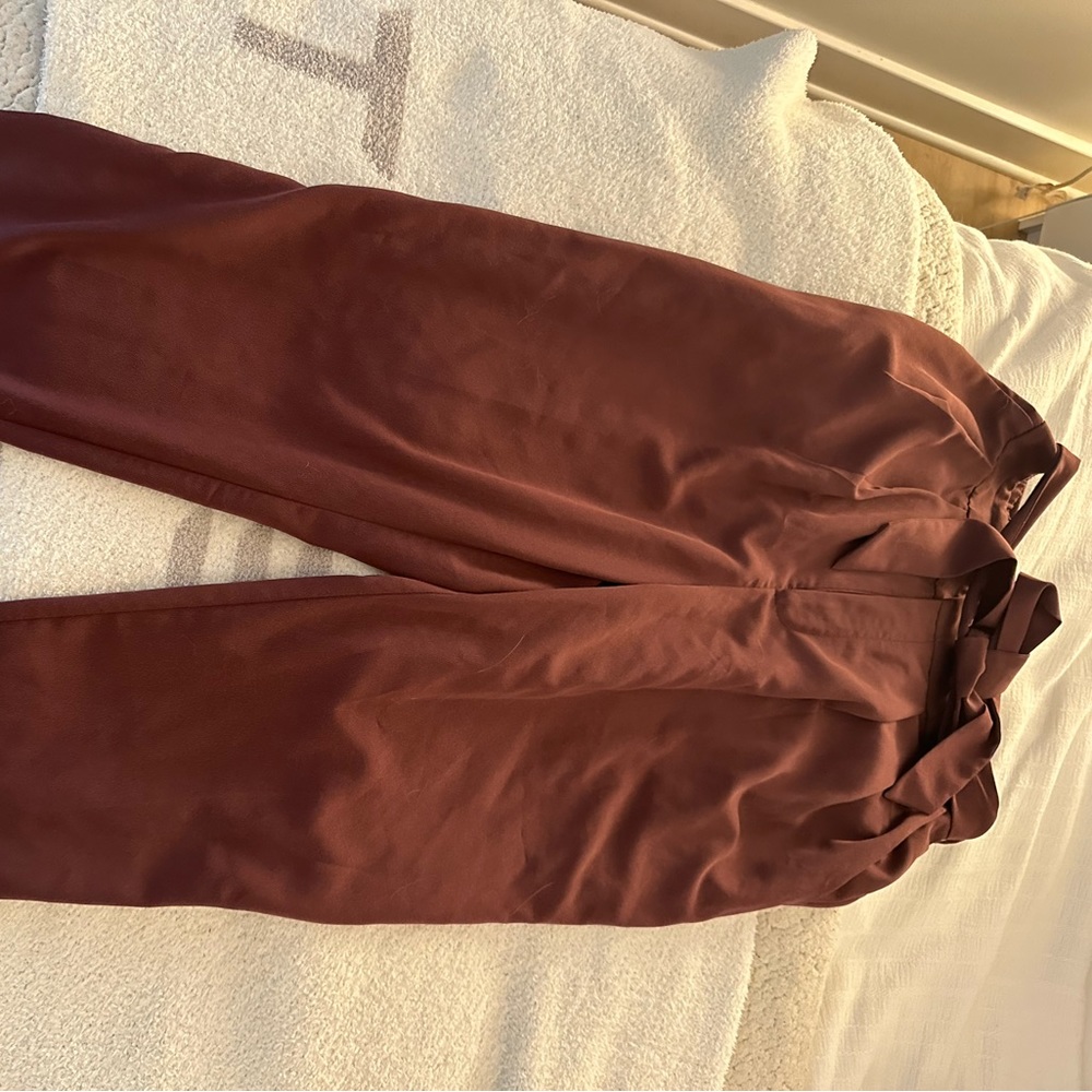 Burgundy Work pants